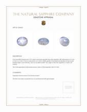 5.29 Ct. Sapphire from Ceylon (Sri Lanka) Appraisal