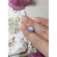 5.29 Ct. Greyish Blue Star Sapphire from Ceylon (Sri Lanka) Life Style