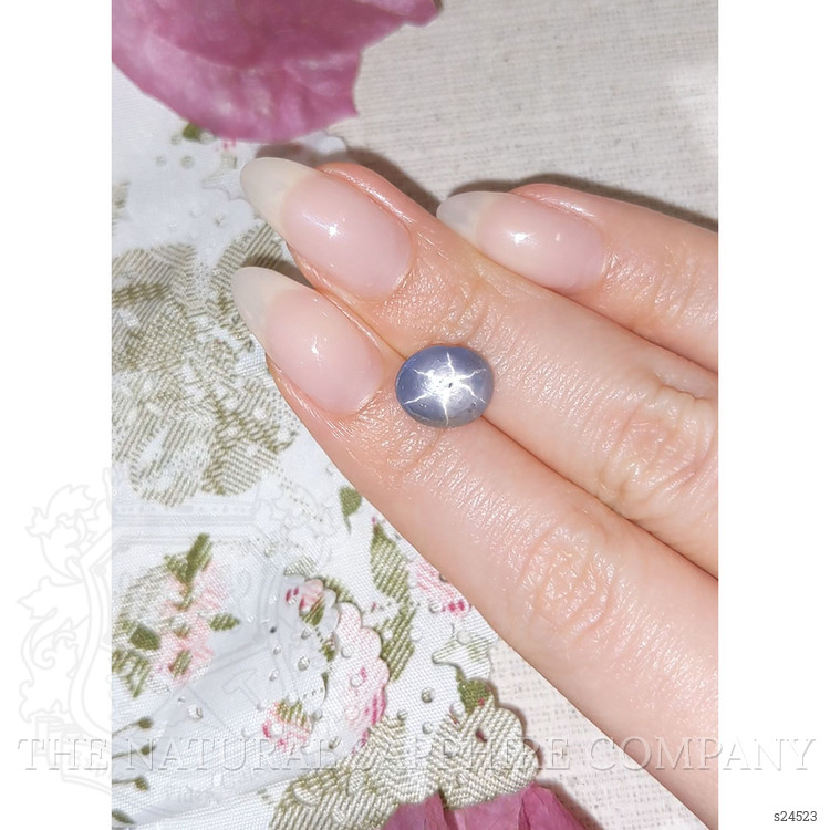 5.29 Ct. Greyish Blue Star Sapphire from Ceylon (Sri Lanka)