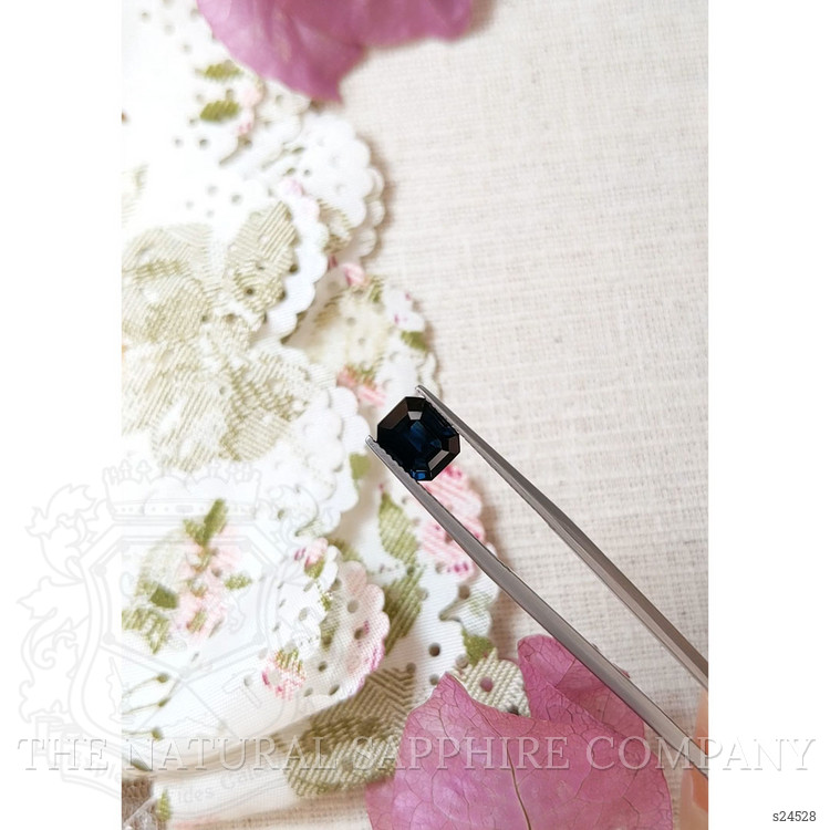 2.19 Ct. Greenish Blue Sapphire from Ceylon (Sri Lanka)