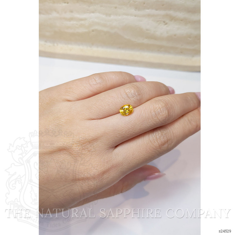 1.52 Ct. Yellow Sapphire from Ceylon (Sri Lanka)