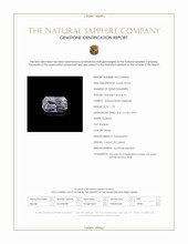 1.73 Ct. White Sapphire from Ceylon (Sri Lanka) Scan Report