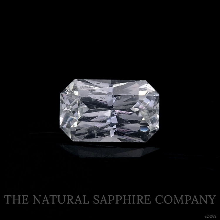 1.73 Ct. White Sapphire from Ceylon (Sri Lanka)
