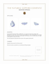 6.14 Ct. Sapphire from Ceylon (Sri Lanka) Appraisal