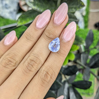 6.14 Ct. Blue Sapphire from Ceylon (Sri Lanka) Life Style