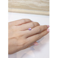 1.02 Ct. Purplish Pink Sapphire from Ceylon (Sri Lanka) Life Style