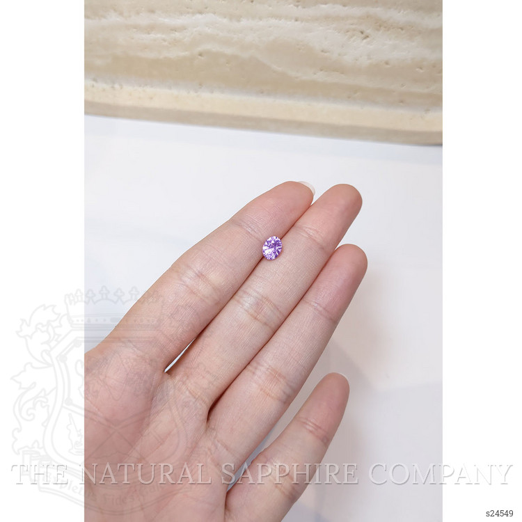 1.02 Ct. Purplish Pink Sapphire from Ceylon (Sri Lanka)