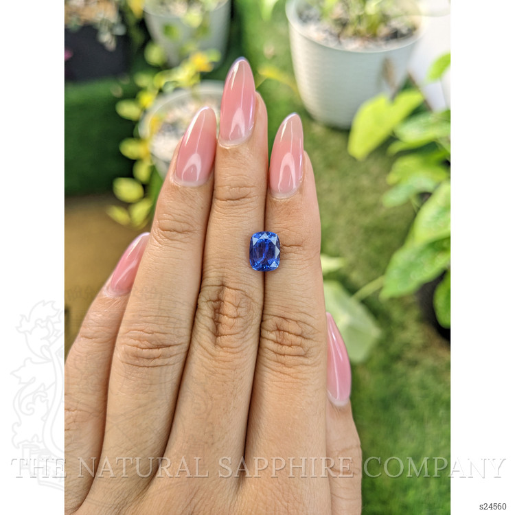 3.13 Ct. Blue Sapphire from Ceylon (Sri Lanka)