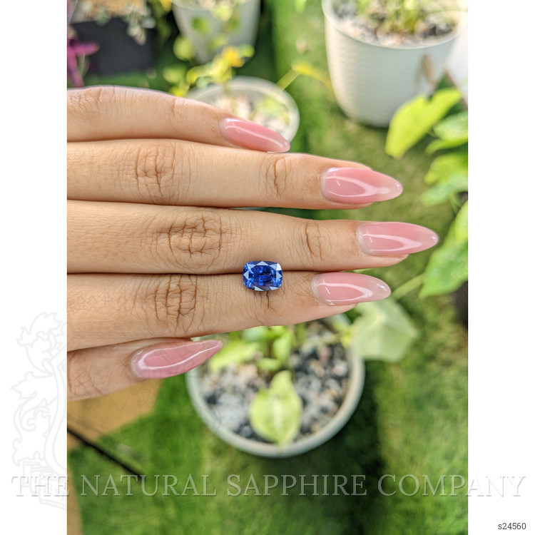 3.13 Ct. Blue Sapphire from Ceylon (Sri Lanka)