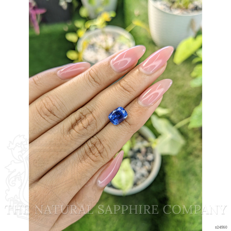 3.13 Ct. Blue Sapphire from Ceylon (Sri Lanka)