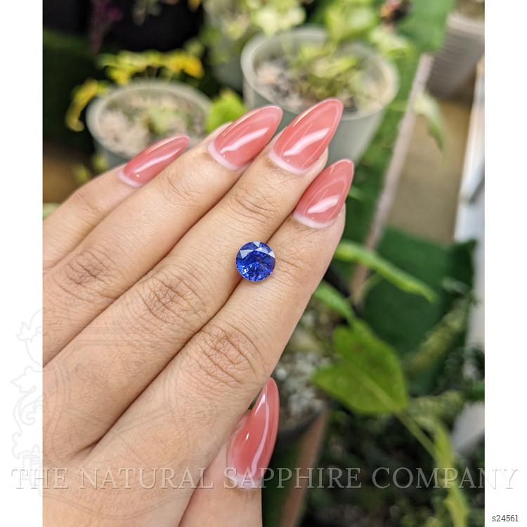2.76 Ct. Blue Sapphire from Ceylon (Sri Lanka)