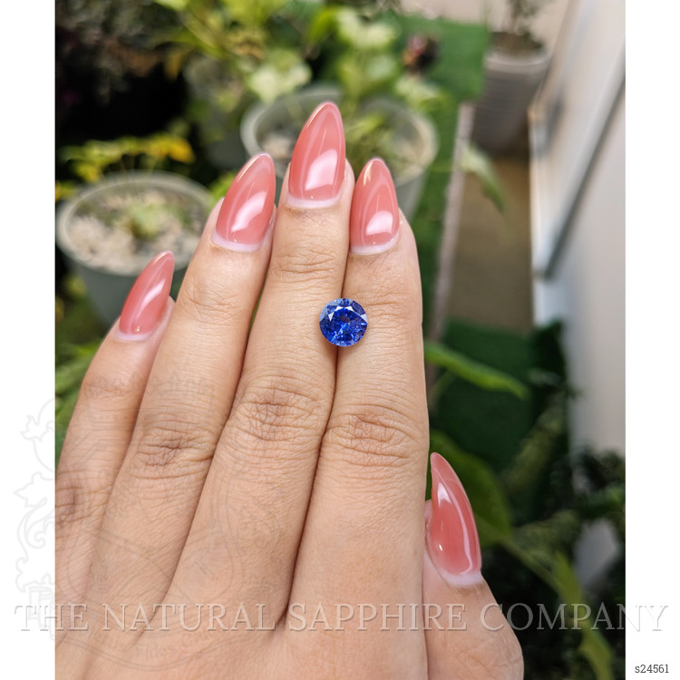 2.76 Ct. Blue Sapphire from Ceylon (Sri Lanka)