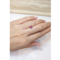 1.47 Ct. Pinkish Brown Sapphire from Madagascar Life Style