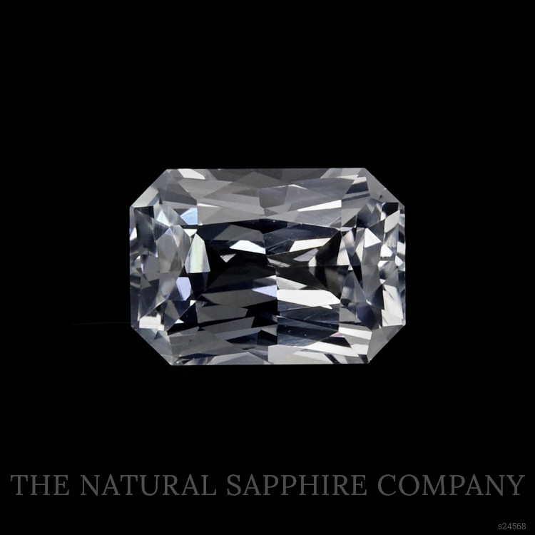 1.95 Ct. White Sapphire from Ceylon (Sri Lanka)