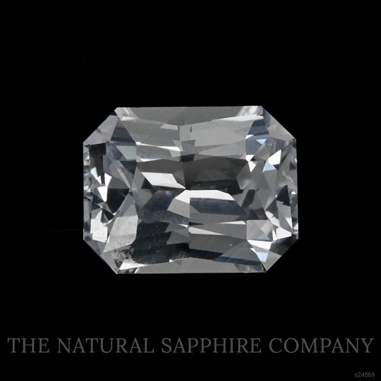 1.75 Ct. White Sapphire from Ceylon (Sri Lanka)