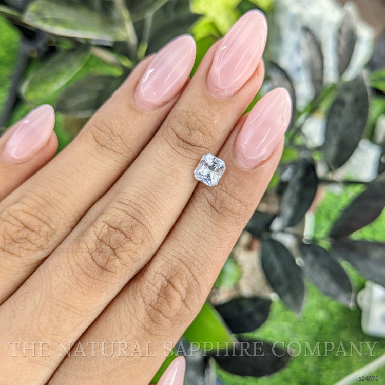 1.53 Ct. White Sapphire from Ceylon (Sri Lanka)