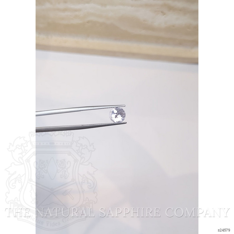 1.45 Ct. White Sapphire from Ceylon (Sri Lanka)