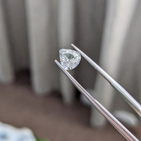 1.19 Ct. White Sapphire from Ceylon (Sri Lanka) Life Style