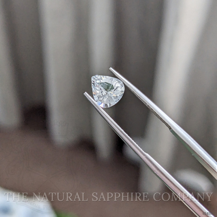 1.19 Ct. White Sapphire from Ceylon (Sri Lanka)