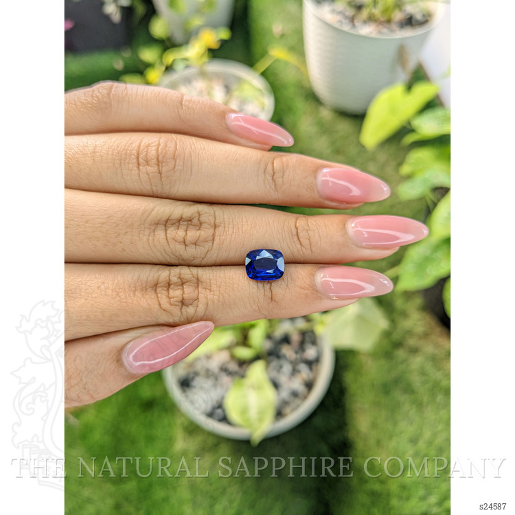 2.52 Ct. Blue Sapphire from Ceylon (Sri Lanka)
