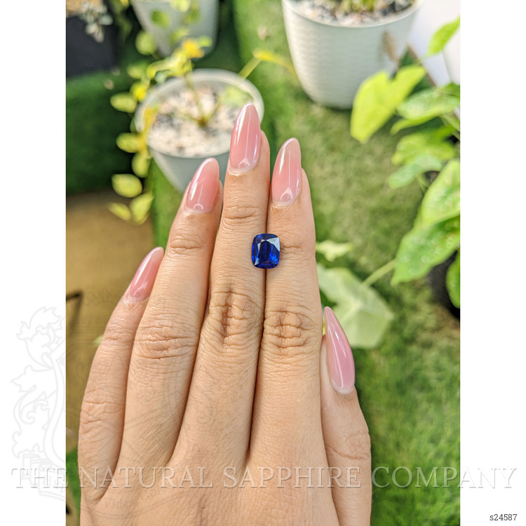 2.52 Ct. Blue Sapphire from Ceylon (Sri Lanka)