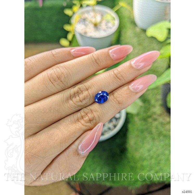 3.12 Ct. Blue Sapphire from Ceylon (Sri Lanka)