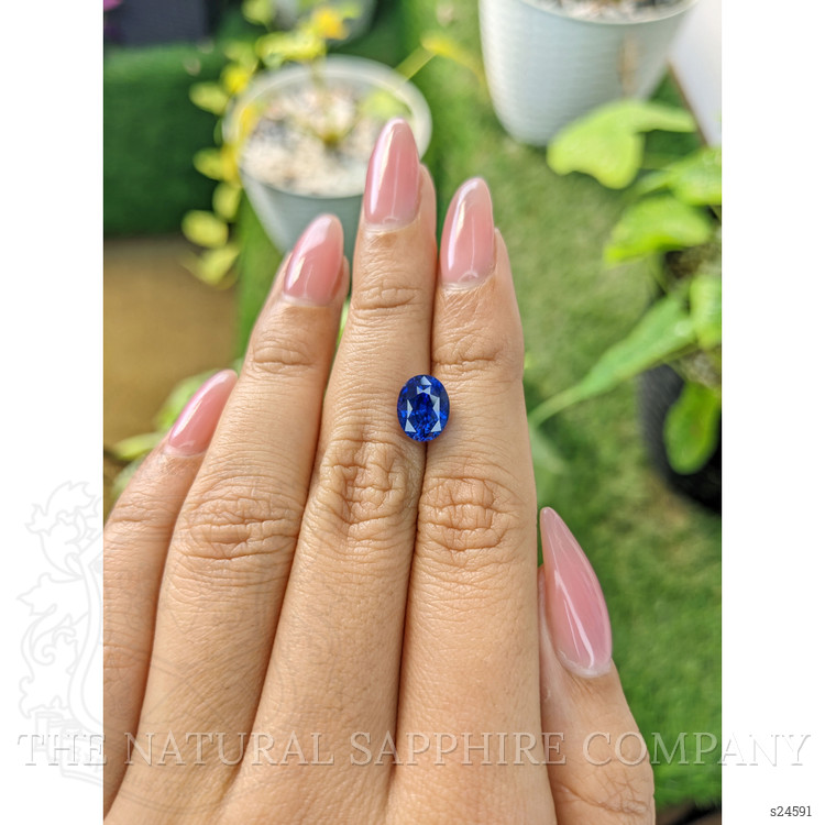 3.12 Ct. Blue Sapphire from Ceylon (Sri Lanka)