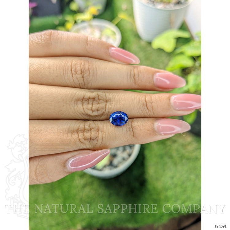 3.12 Ct. Blue Sapphire from Ceylon (Sri Lanka)