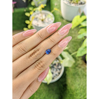 1.06 Ct. Blue Sapphire from Ceylon (Sri Lanka) Life Style