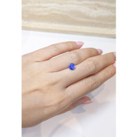 1.62 Ct. Blue Sapphire from Ceylon (Sri Lanka) Life Style