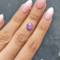 2.26 Ct. Purplish Pink Star Sapphire from Ceylon (Sri Lanka) Life Style