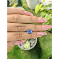2.18 Ct. Blue Sapphire from Ceylon (Sri Lanka) Life Style