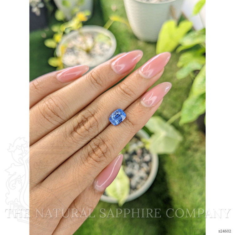 2.18 Ct. Blue Sapphire from Ceylon (Sri Lanka)