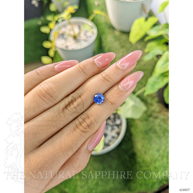 1.73 Ct. Blue Sapphire from Ceylon (Sri Lanka)