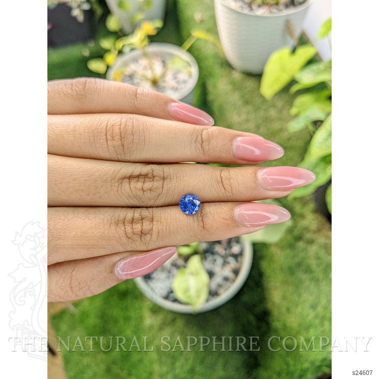 1.73 Ct. Blue Sapphire from Ceylon (Sri Lanka)