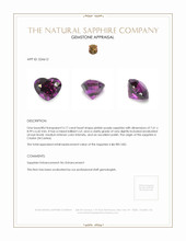 3.17 Ct. Sapphire from Ceylon (Sri Lanka) Appraisal