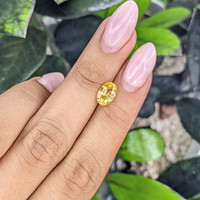2.09 Ct. Yellow Sapphire from Ceylon (Sri Lanka) Life Style