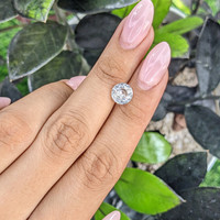 2.32 Ct. White Sapphire from Ceylon (Sri Lanka) Life Style