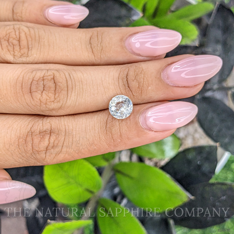 2.32 Ct. White Sapphire from Ceylon (Sri Lanka)