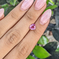 1.31 Ct. Pink Sapphire from Ceylon (Sri Lanka) Life Style