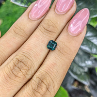 1.10 Ct. Bluish Green Sapphire from Madagascar Life Style