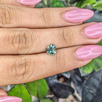 1.48 Ct. Green Sapphire from Madagascar Life Style