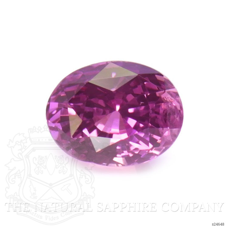 3.05 Ct. Purplish Pink Sapphire from Ceylon (Sri Lanka)