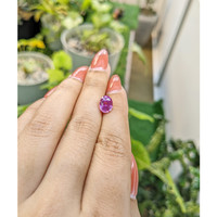 3.05 Ct. Purplish Pink Sapphire from Ceylon (Sri Lanka) Life Style