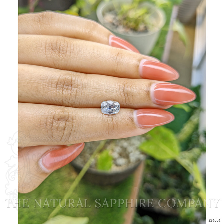 1.75 Ct. Greyish Blue Sapphire from Ceylon (Sri Lanka)