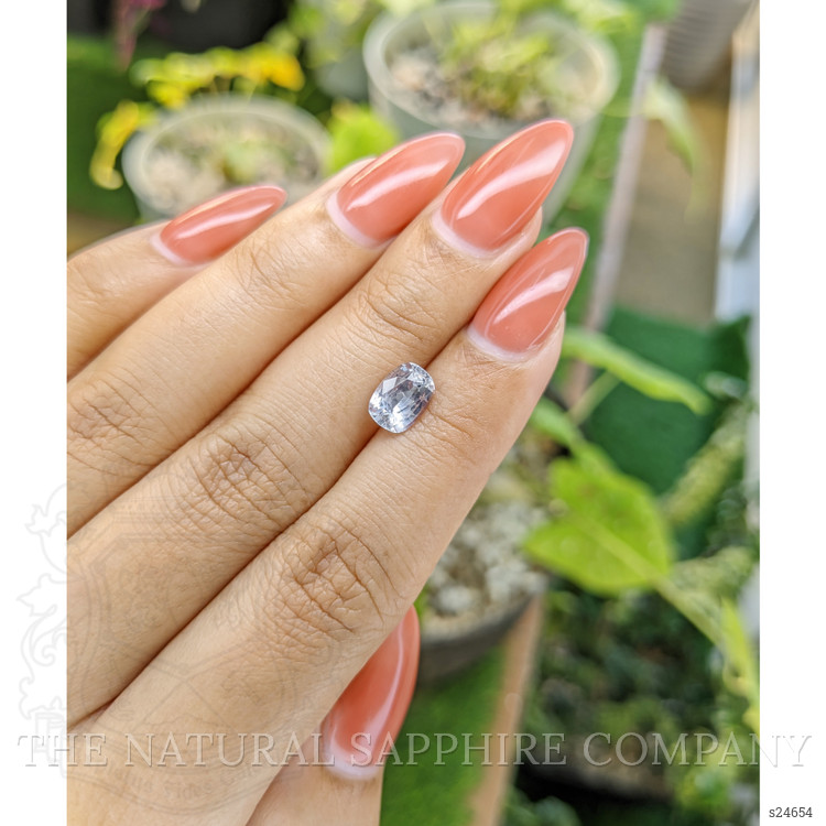 1.75 Ct. Greyish Blue Sapphire from Ceylon (Sri Lanka)