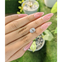 3.52 Ct. Greyish Blue Sapphire from Ceylon (Sri Lanka) Life Style