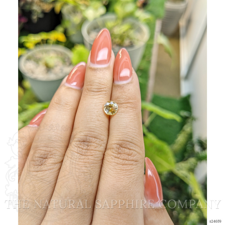 1.29 Ct. Bi Color Sapphire from Ceylon (Sri Lanka)