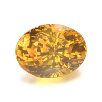 7.20 Ct. Yellowish Orange Sapphire from Ceylon (Sri Lanka) Video