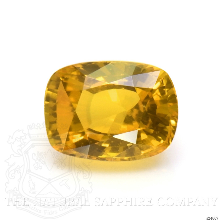 1.95 Ct. Yellowish Orange Sapphire from Ceylon (Sri Lanka)